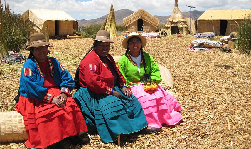 Lake titicaca Taquile women