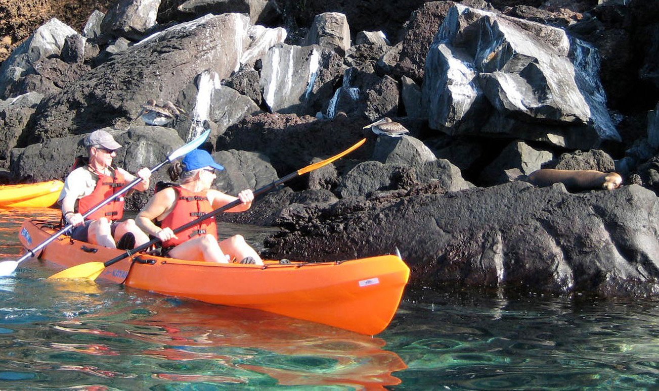 kayaking in San Cristobal