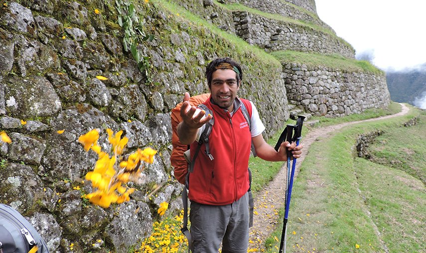 Elias at Inca trail